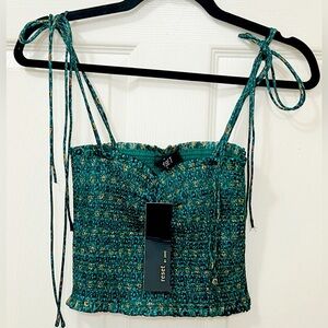 New Bri Top in Green by Reset by Jane Size Small